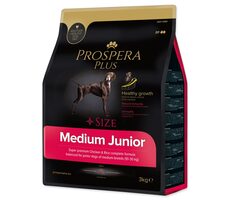 Prospera Plus Medium Junior kuře s rýží 3kg / Granule pro štěňata