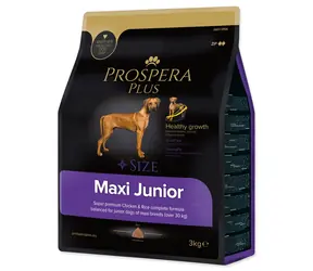 Prospera Plus Maxi Junior kuře s rýží 3kg / Granule pro štěňata