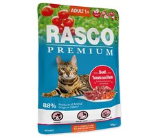 Rasco Premium Adult Kapsička hovězí s rajčaty a bylinkami 85g