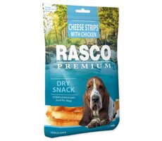 Rasco Premium proužky sýru obalené kuřecím masem 80g 