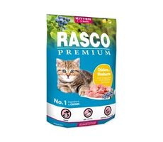 Rasco Premium Kitten kuře s borůvkou 400g / Granule pro koťata