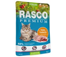 Rasco Premium Sterilized Kapsička krůta s brusinkou 85g