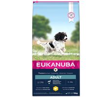 Eukanuba Adult Medium 15kg / granule pro psy / pro střední plemena 