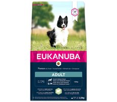 Eukanuba Adult Small & Medium Lamb 2.5kg / granule pro psy / pro malé a střední plemena 