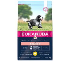 Eukanuba Senior Medium 3kg / granule pro psy / pro seniory středních plemen 