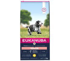Eukanuba Senior Medium 15kg / granule pro psy / pro seniory středních plemen 
