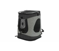Rozbaleno - TRIXIE 28944 Nylonový batoh TIMON šedá / 34 x 44 x 30cm / max. 12kg / rozbaleno