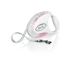 Flexi Glam Composition M pásek 5m Pearl White / Vodítko 