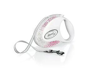 Flexi Glam Composition M pásek 5m Pearl White / Vodítko 