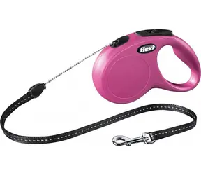 Flexi Classic S lanko 5m růžové / Vodítko 