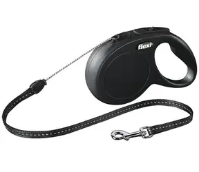 Flexi Classic S lanko 8m černé / Vodítko 