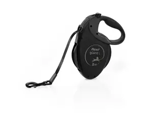 Flexi Giant L Black Edition pásek 8m černé / Vodítko 