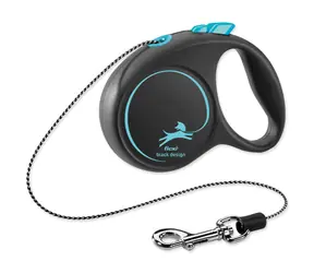 Flexi Black Design XS lanko 3m černo-modré / Vodítko 