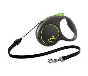 Flexi Black Design M lanko 5m černo-zelené / Vodítko 