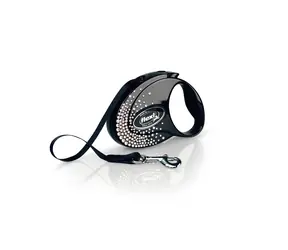 Flexi Glam Splash S pásek 3m Crystal / Vodítko 
