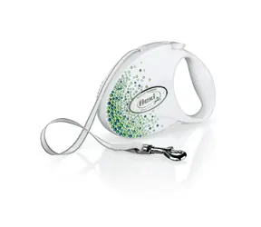 Flexi Glam Splash M pásek 5m Leaf / Vodítko 