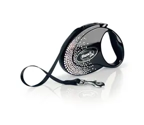 Flexi Glam Splash M pásek 5m Crystal / Vodítko 