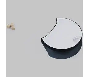 Enabot ROLA PetPal Treat Dispenser bílá / chytrý dávkovač pamlsků / Wi-Fi