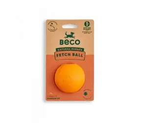 Beco Fetch Ball Hračka pro psy oranžová 6,5cm