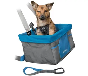 Kurgo® Heather Booster Seat Autosedačka šedá/modrá
