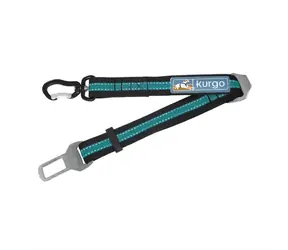 Kurgo® Direct to Seat Belt Swivel Tether Bezpečnostní autopás pro psy s upínacím mechanismem modrý