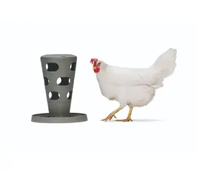 Beeztees Feed Tower Krmítko pro drůbež šedé 36cm