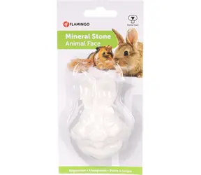 Flamingo Minerální kámen pro hlodavce Králík 80g