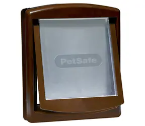Rozbaleno - PetSafe Staywell 755 Originál hnědá - M / Dvířka / 352x294 mm / otvor: 281x237 mm / šířka ramen:219mm / rozbaleno