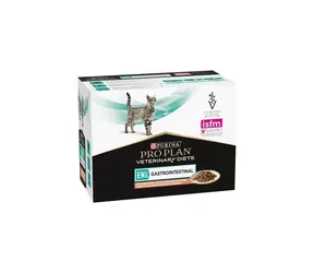Purina Pro Plan Veterinary Diets Gastrointestinal Lososová 10x85 g / kapsičky pro kočky / dietní