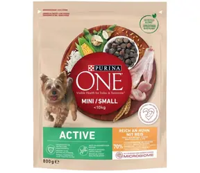 Purina One Mini Active Kuře & Rýže 800 g / Krmivo pro psy