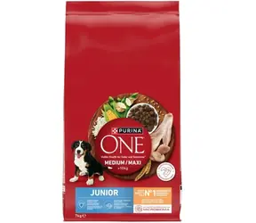 Purina One Med/Max Junior Kuře & Rýže 7 kg / Krmivo pro psy