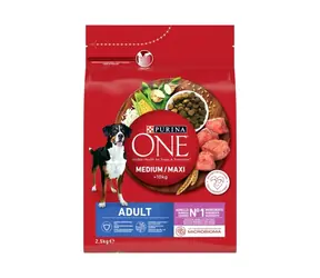 Purina One Med/Max Adult Jehněčí & Rýže 2.5 kg / Krmivo pro psy