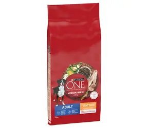 Purina One Med/Max Junior Kuře & Rýže 12 kg / Krmivo pro psy