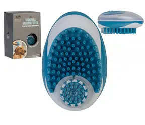 Pet Pro 2 in 1 Shampoo & Grooming Brush 