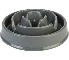 Pet Pro 21 cm Grey Slow Feed Pet Bowl