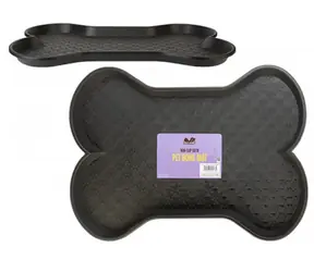 Pet Pro 58 cm Non Slip Bone Shaped Pet Bowl Mat / Protiskluzová podložka pod misku