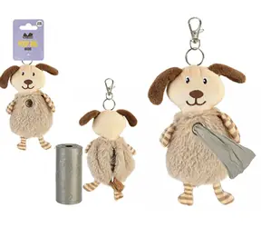 Pet Pro Dog 3D Plush Poop Bag Holder with 20 Bags / Držák na sáčky