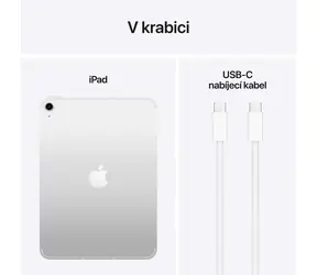 Apple iPad 11" 11.gen. (2025) Wi-Fi + Cellular 512GB stříbrná / 11" / 2360x1640 / Wi-Fi + Cellular / 12MP+12MP / iPadOS 
