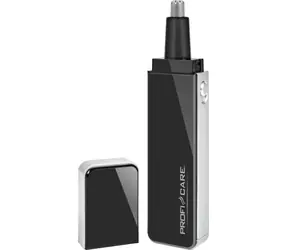 ProfiCare PC-NE 3050 černá / Zastřihovač chloupků v nose a uších / LED světlo / 2x AAA