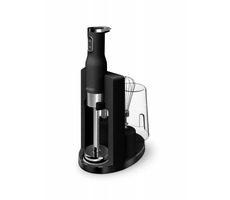 Lauben Stick Blender 800AT černá / Tyčový mixér / 800W / 6 rychlostí + turbo / 2x mixovací nádoba / 1x víko / 4 nástavce / doprodej