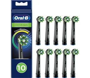 Oral-B Cross Action - CleanMaximiser (10ks) / náhradní hlavice rotačního kartáčku / pro kartáček Oral-B / černá