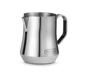DeLonghi Konvička na pěnění mléka stříbrná / objem 350 ml / nerez