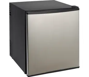 Guzzanti GZ 28S černo-stříbrná / Termochladnička / 28 l / 5-10°C / polička + přihrádka / bezhlučná / bez kompresoru