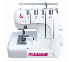 Guzzanti GZ 325 bílá / Šicí stroj overlock / 100W / 12 různých stehů / odřez nitě / 1-5 mm steh / LED osvětlení