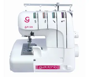 Guzzanti GZ 325 bílá / Šicí stroj overlock / 100W / 12 různých stehů / odřez nitě / 1-5 mm steh / LED osvětlení