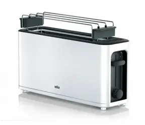 Braun PurEase HT 3110 bílá / topinkovač / 1000W / 2 sloty / 7 úrovní opékání  / nástavec na ohřev pečiva