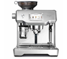 Sage Oracle Touch stříbrná / Pákový kávovar / 2400 W / dotykový / mlýnek / 2.5 l / 15bar 