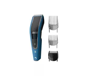Philips 5000 series HC5612-15 černo-modrá / zastřihovač vlasů / 3 nástavce 