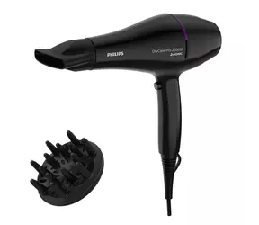 Philips DryCare BHD274-00 černá / vysoušeč vlasů / 2200W / 6 rychlostí / ThermoProtect / Cool Shot / Ionizace / Difuzér