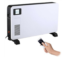 Solight KP02 bílá / horkovzdušný konvektor / 2300W / LCD / ventilátor / časovač / termostat
